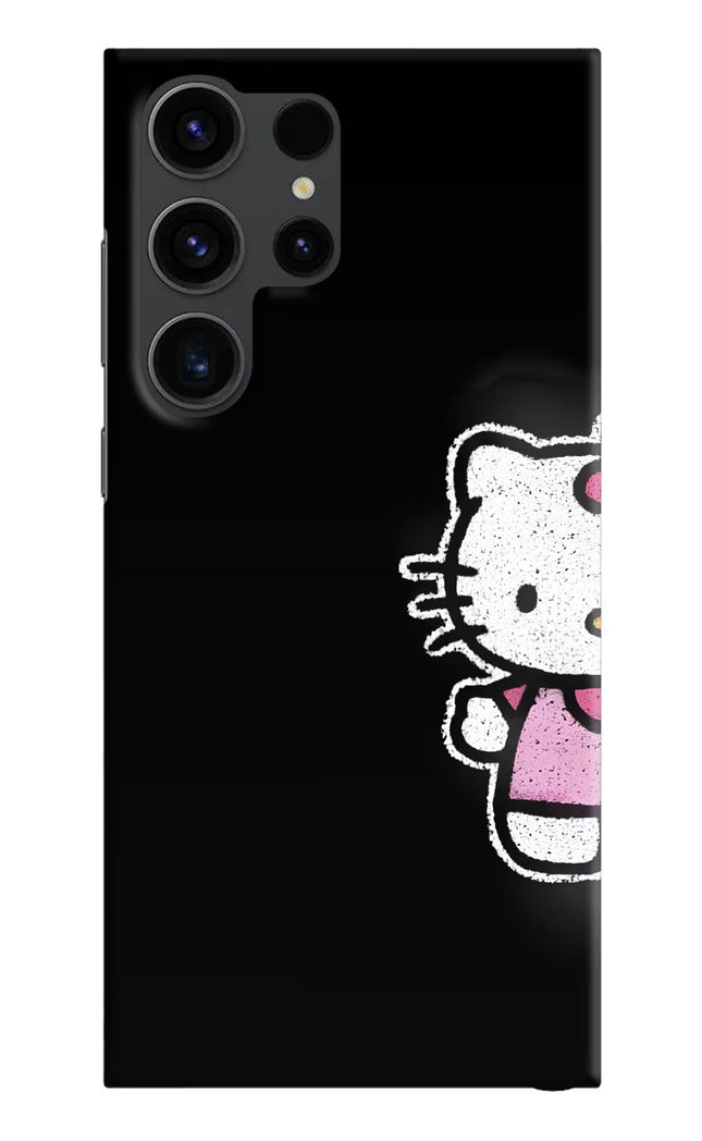 Kitty Charm Samsung S23 Ultra Hard Case Back Cover by Casekaro