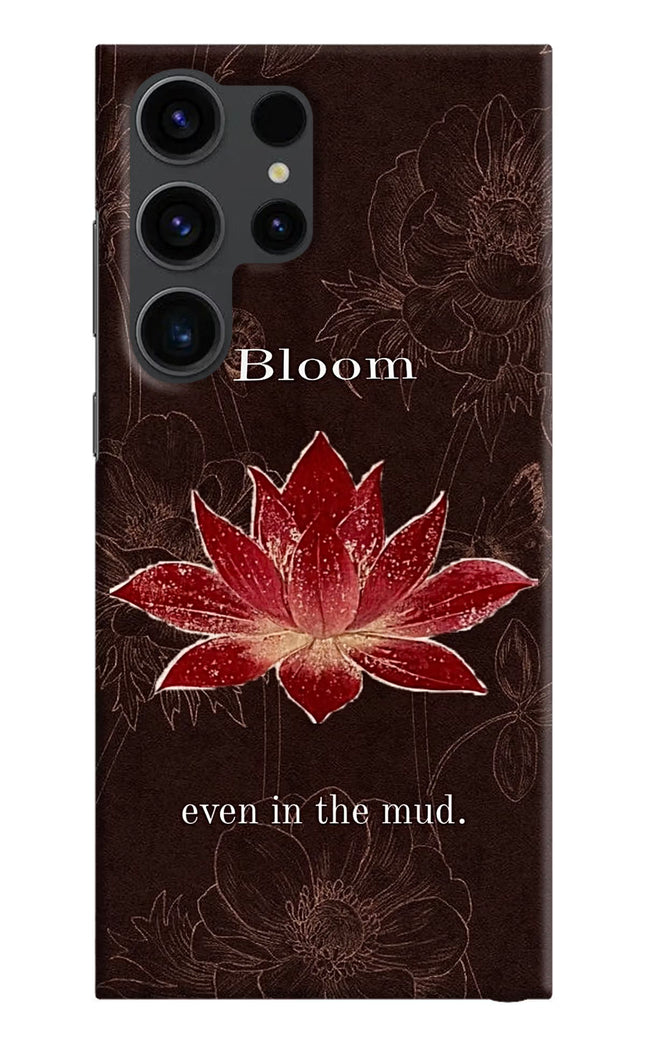 Bloom Samsung S23 Ultra Hard Case Back Cover by Casekaro