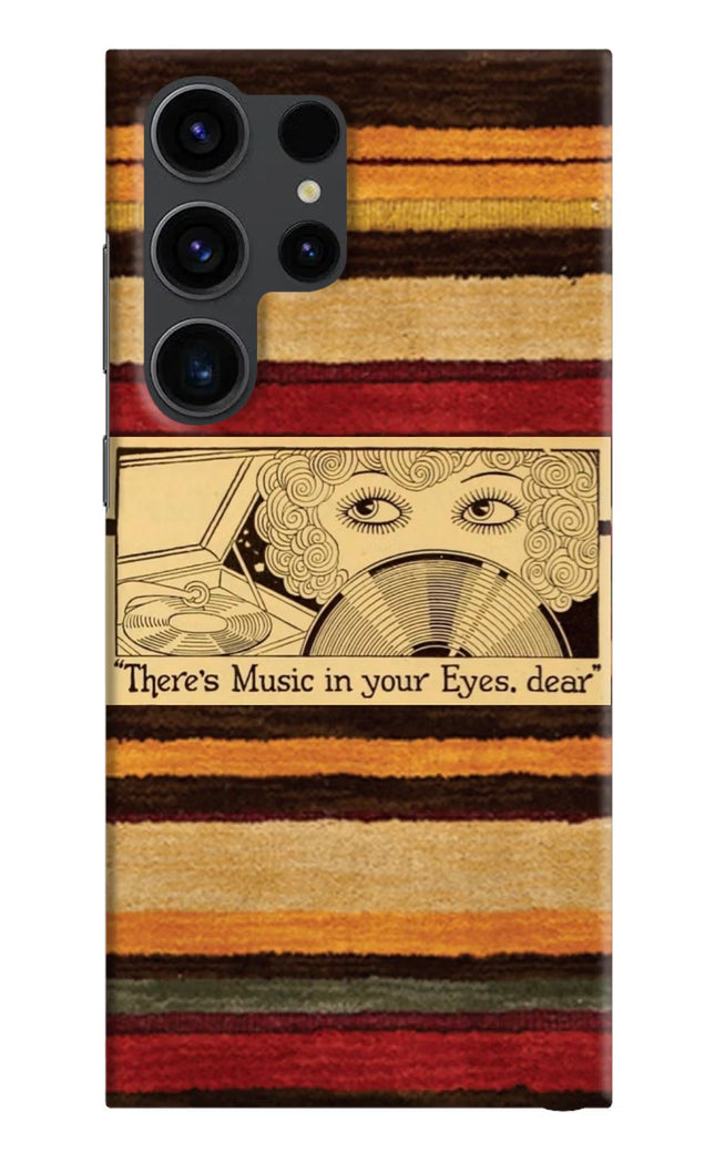 Vinyl Stripes Samsung S23 Ultra Hard Case Back Cover by Casekaro
