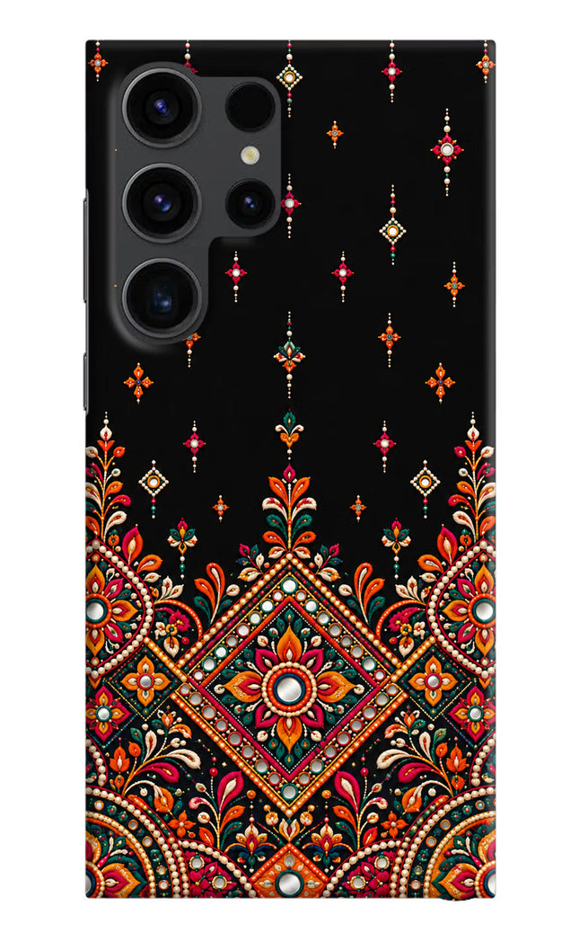 Noir Mehfil Samsung S23 Ultra Hard Case Back Cover by Casekaro
