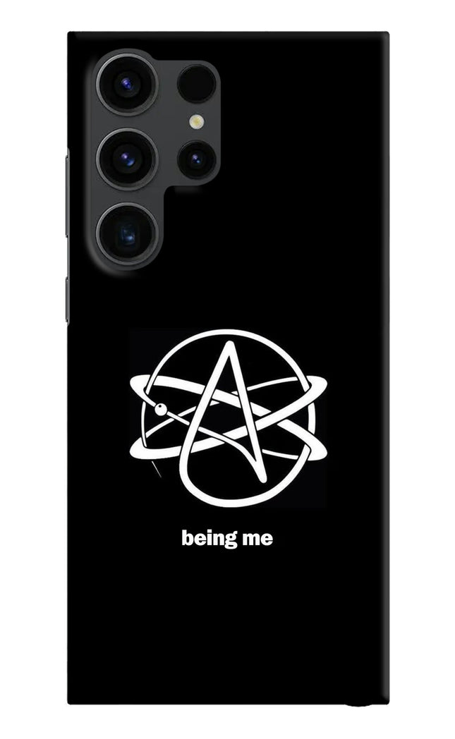 Atheist Symbol Samsung S23 Ultra Hard Case Back Cover by Casekaro