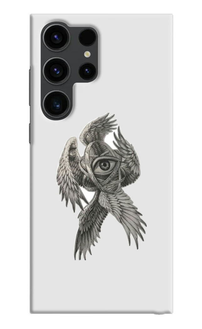 Accurate Angel Samsung S23 Ultra Hard Case Back Cover by Casekaro