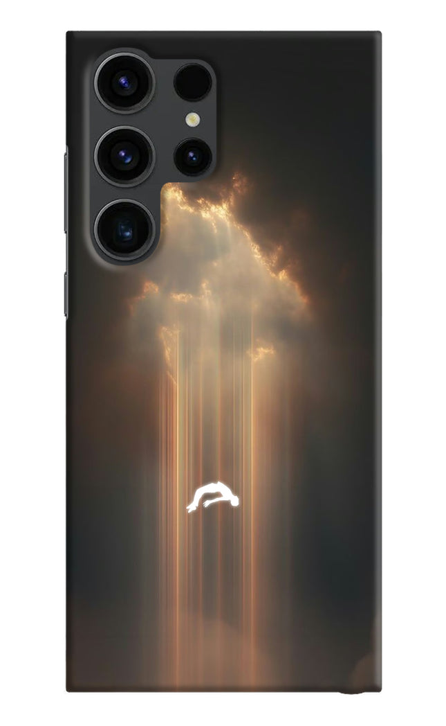 Heavenly Beam Samsung S23 Ultra Hard Case Back Cover by Casekaro