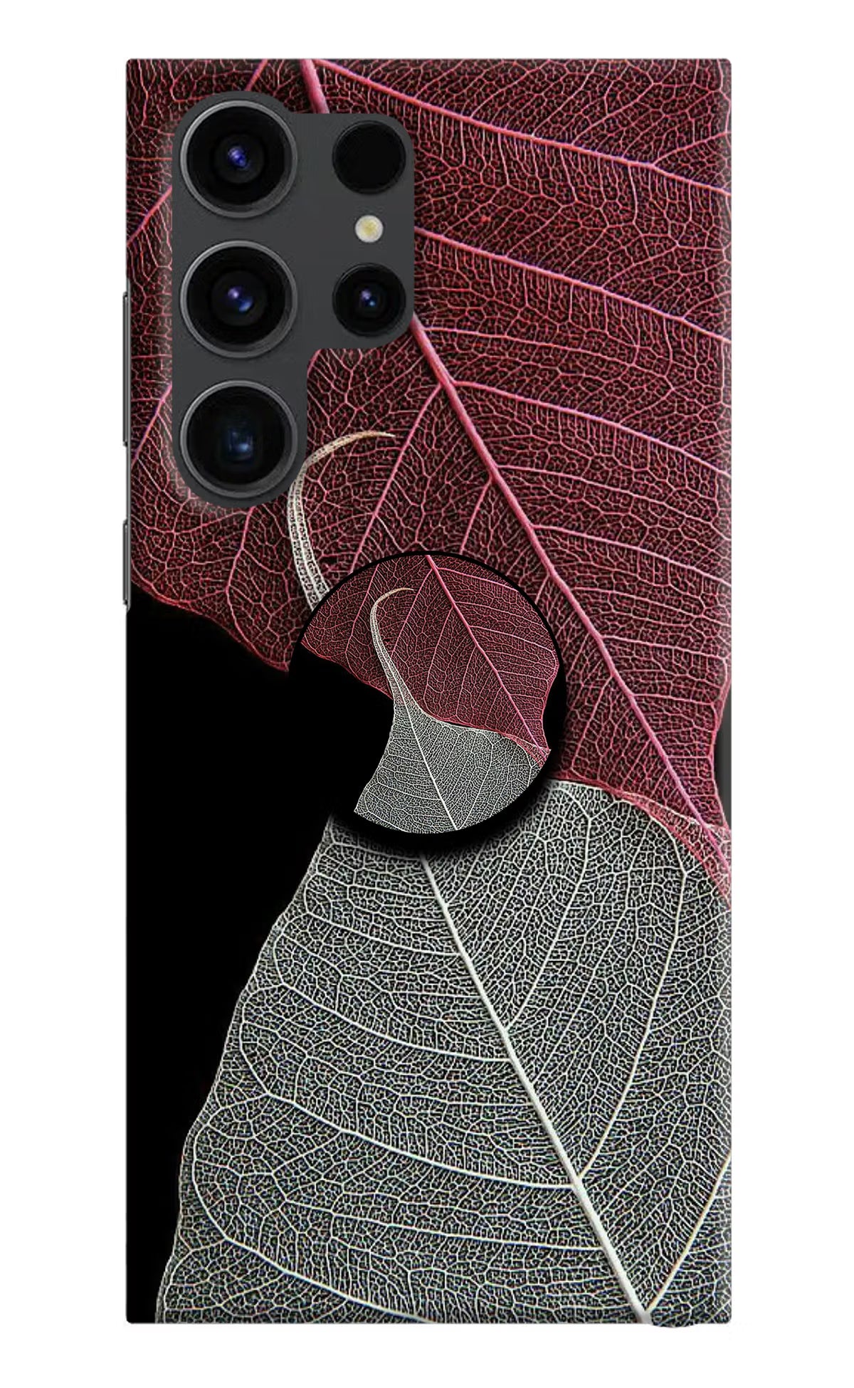 Leaf Pattern Samsung S23 Ultra Pop Case by Casekaro
