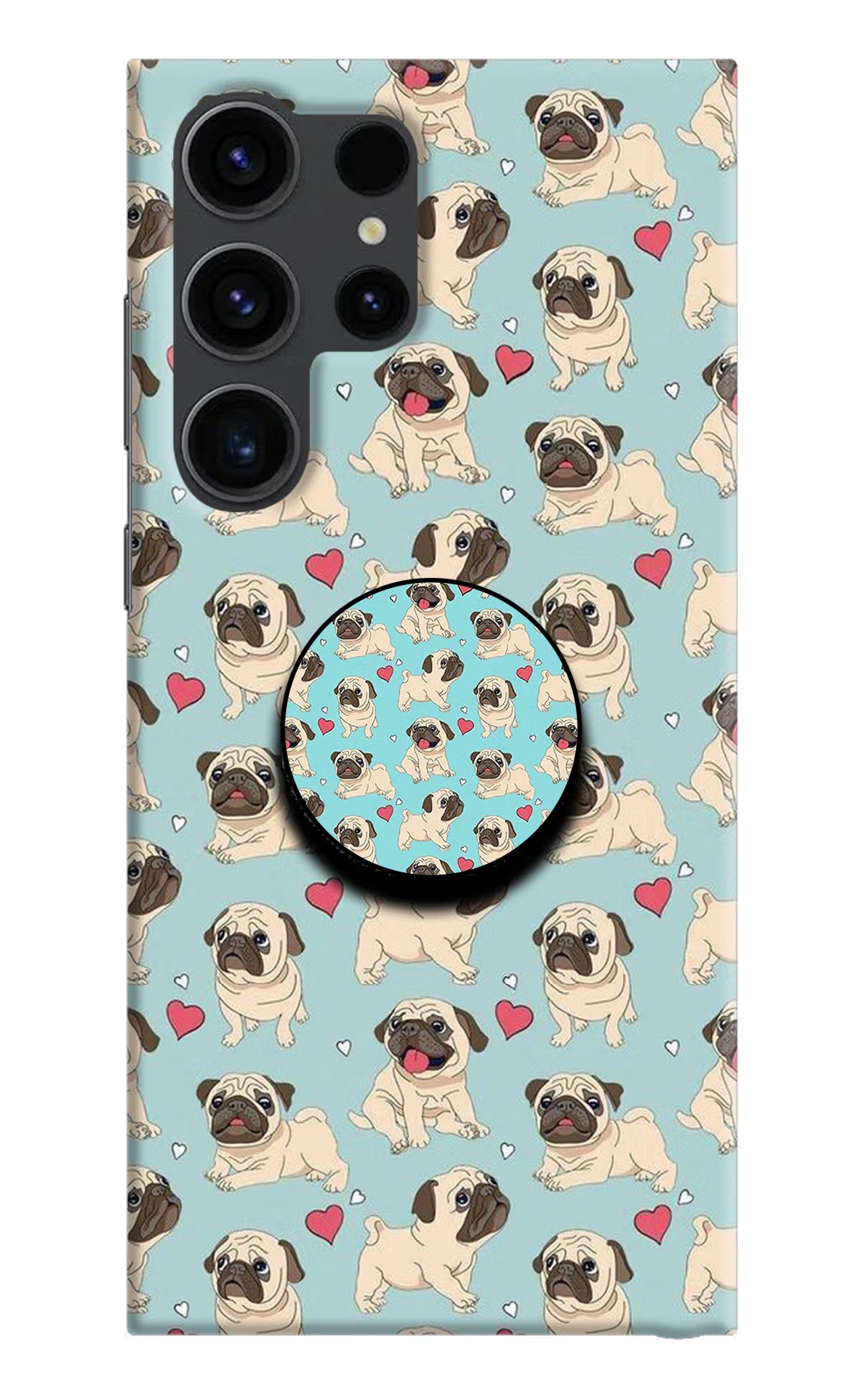 Pug Dog Samsung S23 Ultra Pop Case by Casekaro