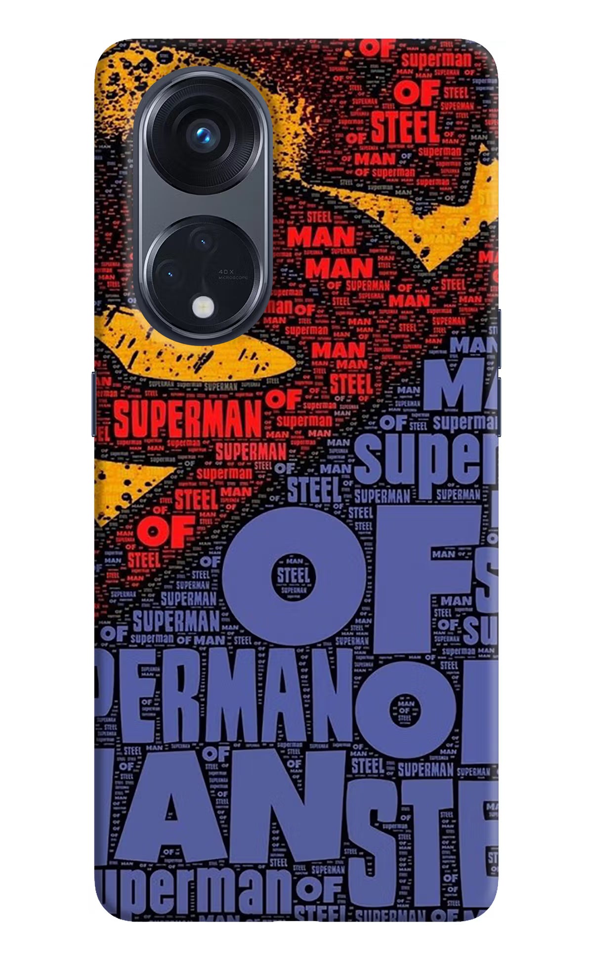 Superman Oppo Reno8 T 5G Hard Case Back Cover by Casekaro