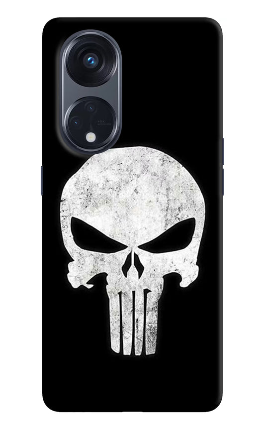 Punisher Skull Oppo Reno8 T 5G Hard Case Back Cover by Casekaro