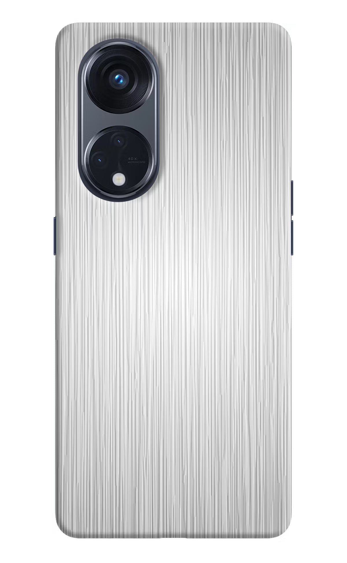 Wooden Grey Texture Oppo Reno8 T 5G Hard Case Back Cover by Casekaro