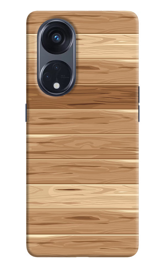 Wooden Vector Oppo Reno8 T 5G Hard Case Back Cover by Casekaro