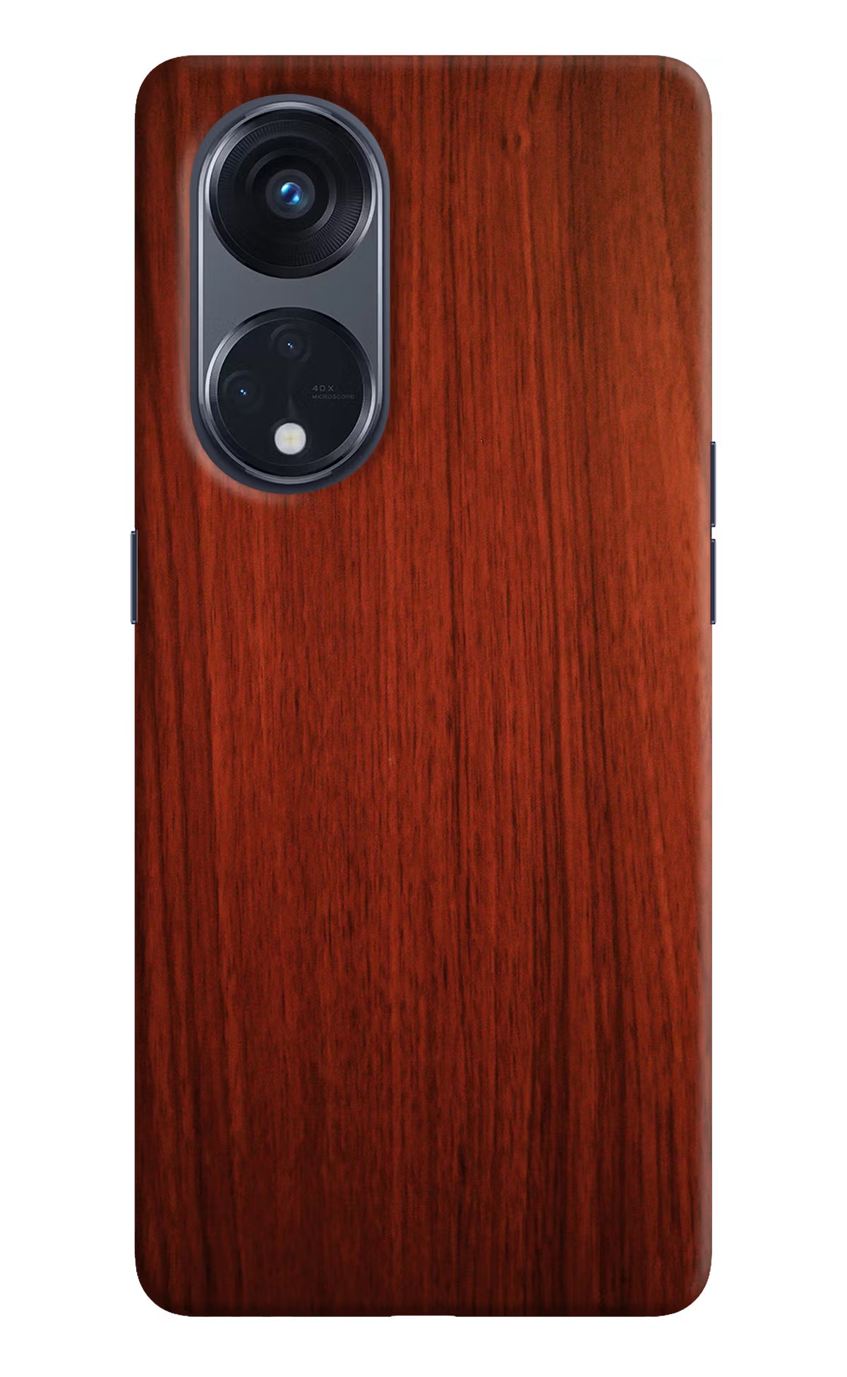 Wooden Plain Pattern Oppo Reno8 T 5G Hard Case Back Cover by Casekaro