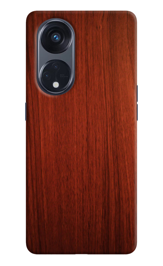 Wooden Plain Pattern Oppo Reno8 T 5G Hard Case Back Cover by Casekaro