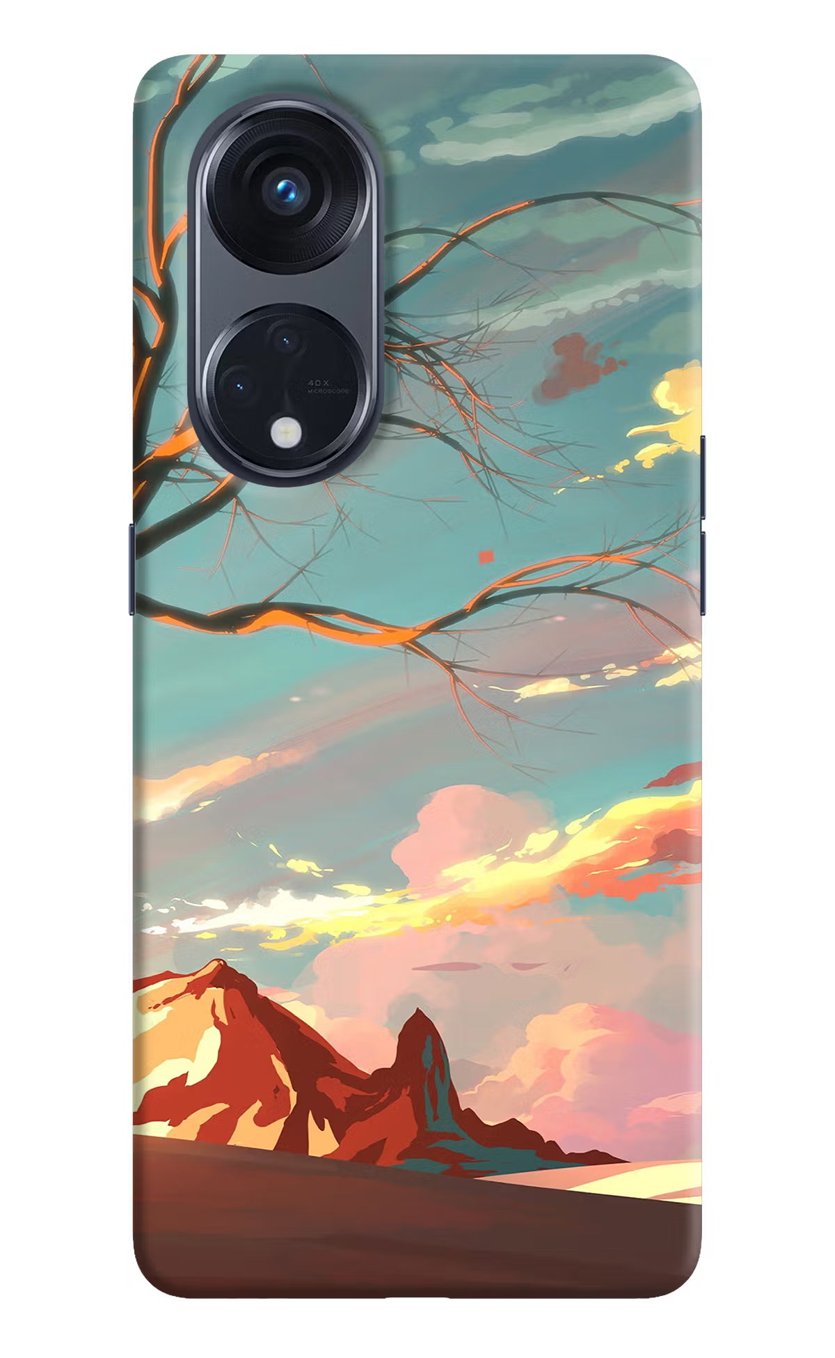 Scenery Oppo Reno8 T 5G Hard Case Back Cover by Casekaro