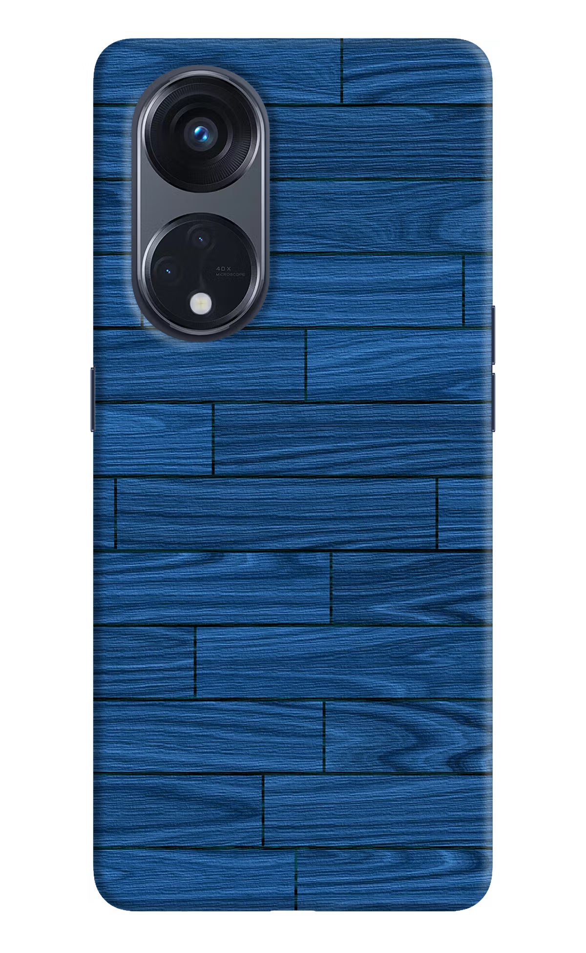 Wooden Texture Oppo Reno8 T 5G Hard Case Back Cover by Casekaro