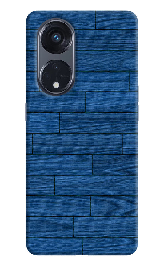 Wooden Texture Oppo Reno8 T 5G Hard Case Back Cover by Casekaro