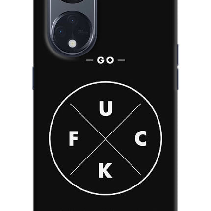 Go Fuck Yourself Oppo Reno8 T 5G Hard Case Back Cover by Casekaro