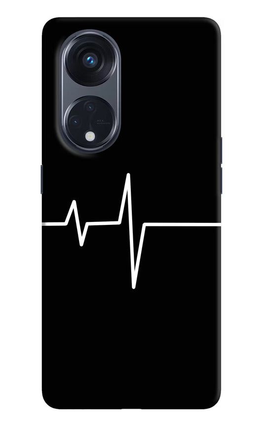 Heart Beats Oppo Reno8 T 5G Hard Case Back Cover by Casekaro