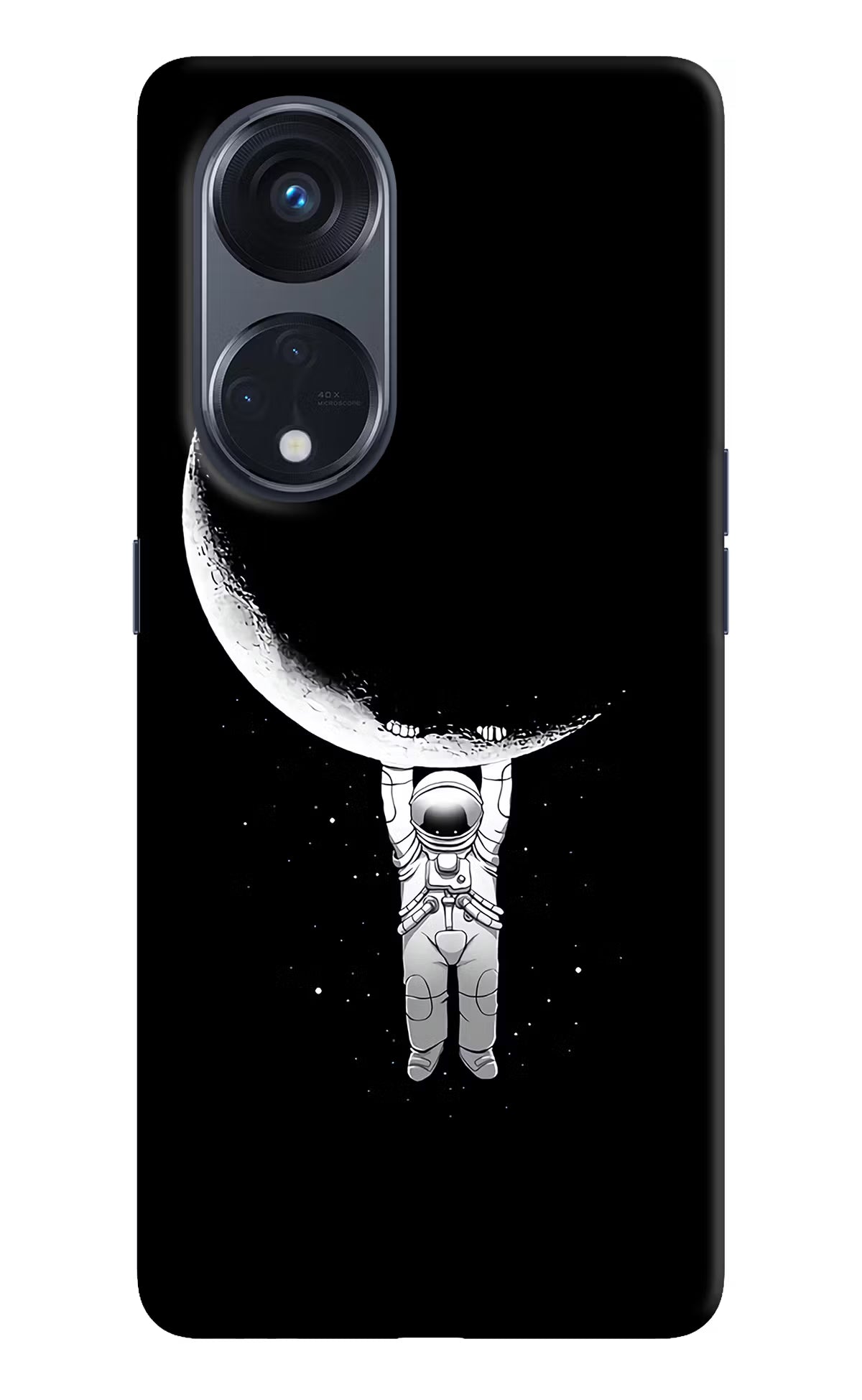 Moon Space Oppo Reno8 T 5G Hard Case Back Cover by Casekaro