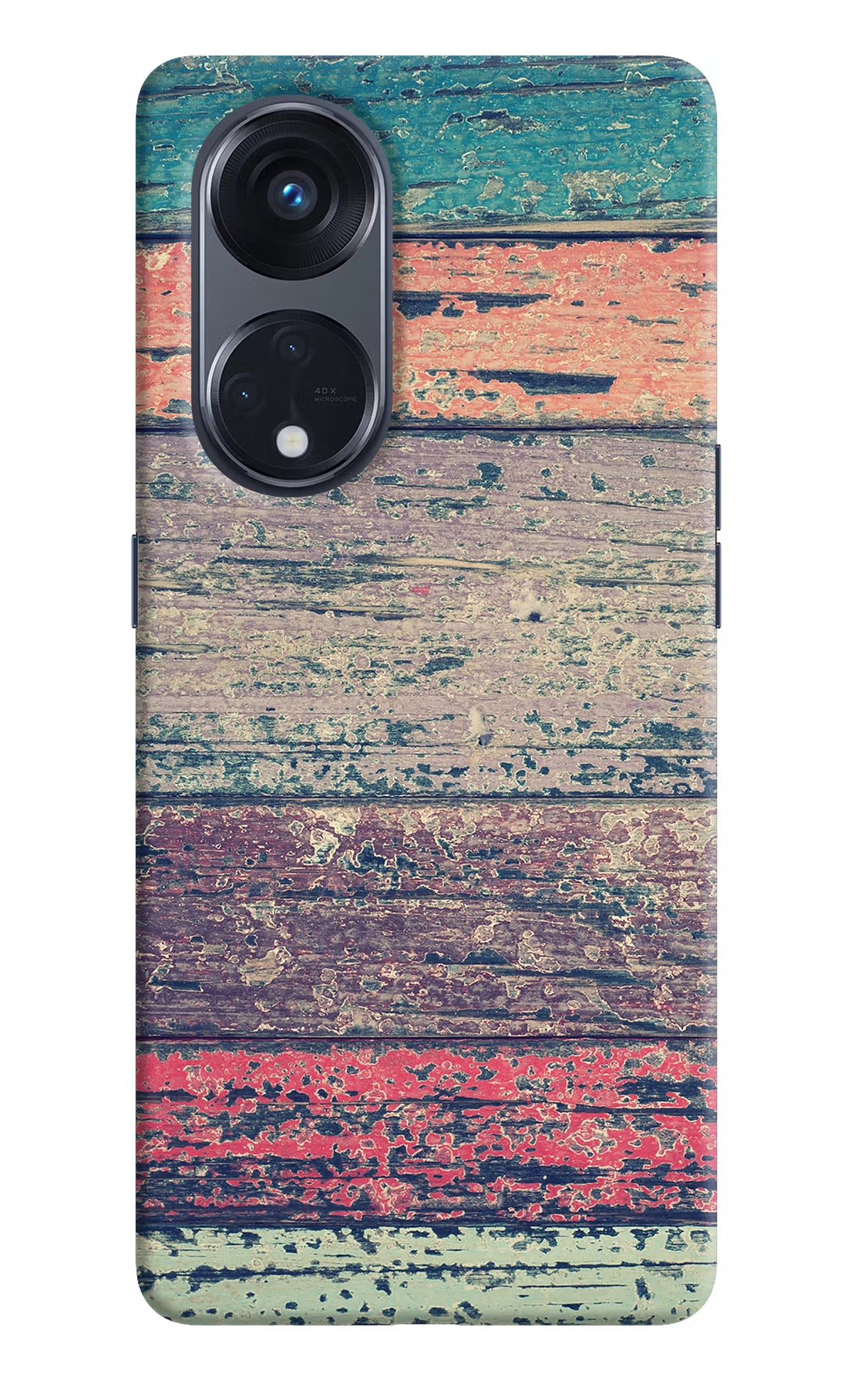 Colourful Wall Oppo Reno8 T 5G Hard Case Back Cover by Casekaro