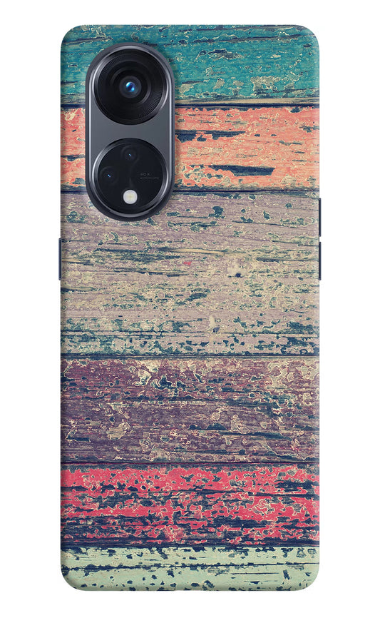 Colourful Wall Oppo Reno8 T 5G Hard Case Back Cover by Casekaro