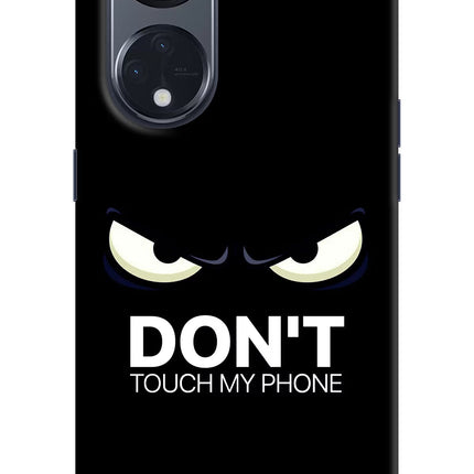 Don'T Touch My Phone Oppo Reno8 T 5G Hard Case Back Cover by Casekaro