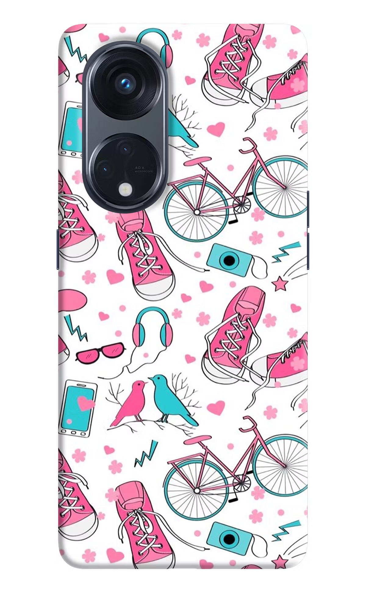 Artwork Oppo Reno8 T 5G Hard Case Back Cover by Casekaro