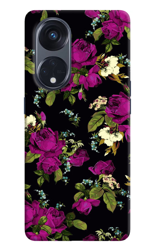 Flowers Oppo Reno8 T 5G Hard Case Back Cover by Casekaro
