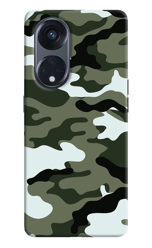 Camouflage Oppo Reno8 T 5G Hard Case Back Cover by Casekaro