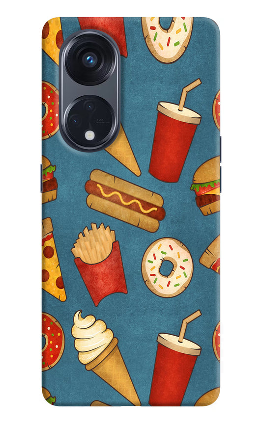 Foodie Oppo Reno8 T 5G Hard Case Back Cover by Casekaro