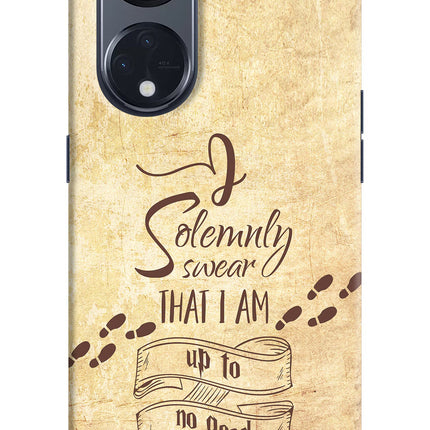 I Solemnly swear that i up to no good Oppo Reno8 T 5G Hard Case Back Cover by Casekaro