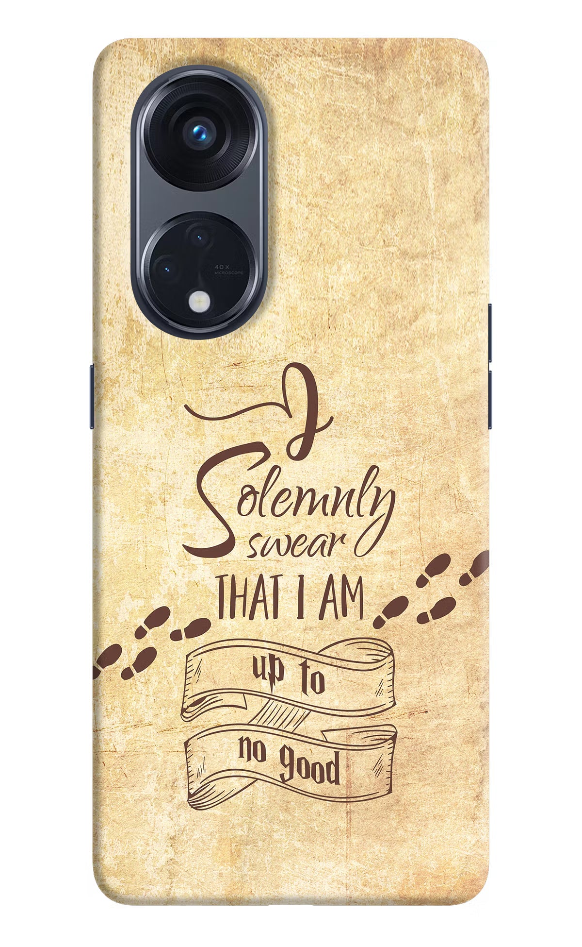 I Solemnly swear that i up to no good Oppo Reno8 T 5G Hard Case Back Cover by Casekaro