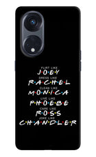 FRIENDS Character Oppo Reno8 T 5G Hard Case Back Cover by Casekaro