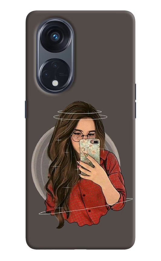 Selfie Queen Oppo Reno8 T 5G Hard Case Back Cover by Casekaro