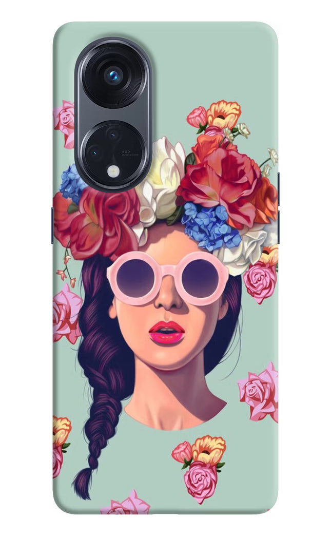 Pretty Girl Oppo Reno8 T 5G Hard Case Back Cover by Casekaro