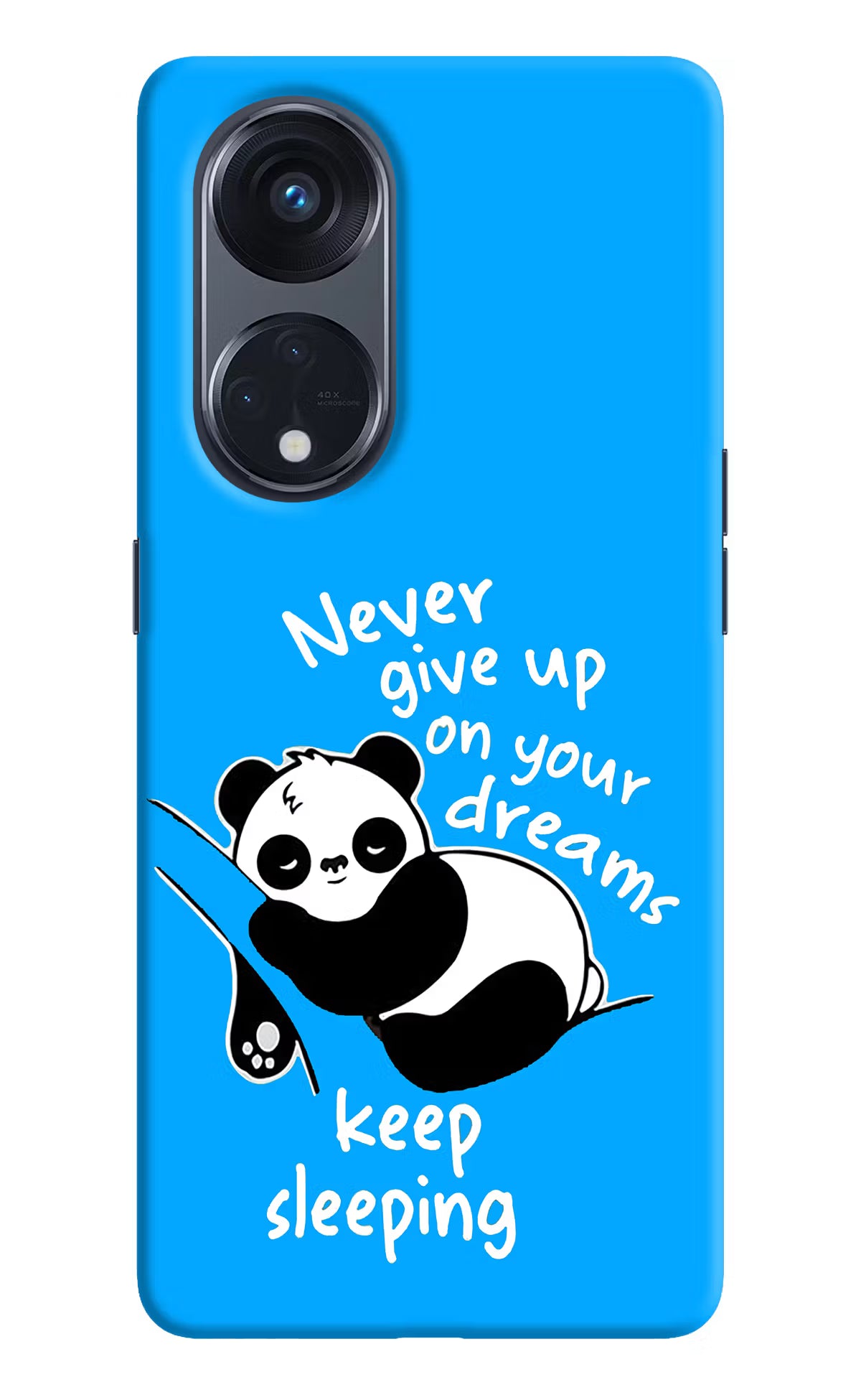 Keep Sleeping Oppo Reno8 T 5G Hard Case Back Cover by Casekaro