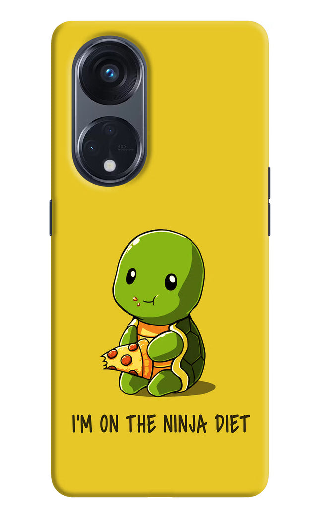 I'm on Ninja Diet Oppo Reno8 T 5G Hard Case Back Cover by Casekaro