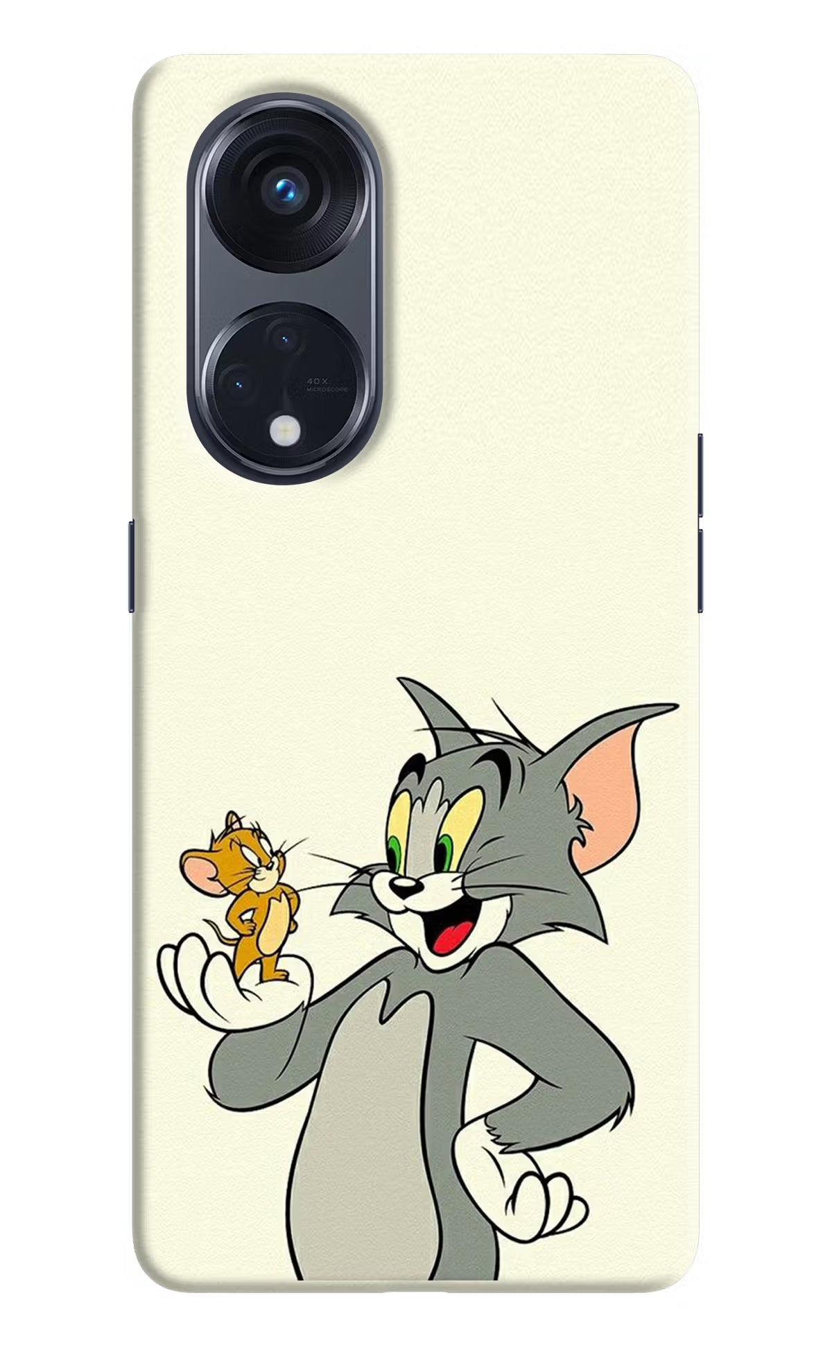 Tom & Jerry Oppo Reno8 T 5G Hard Case Back Cover by Casekaro