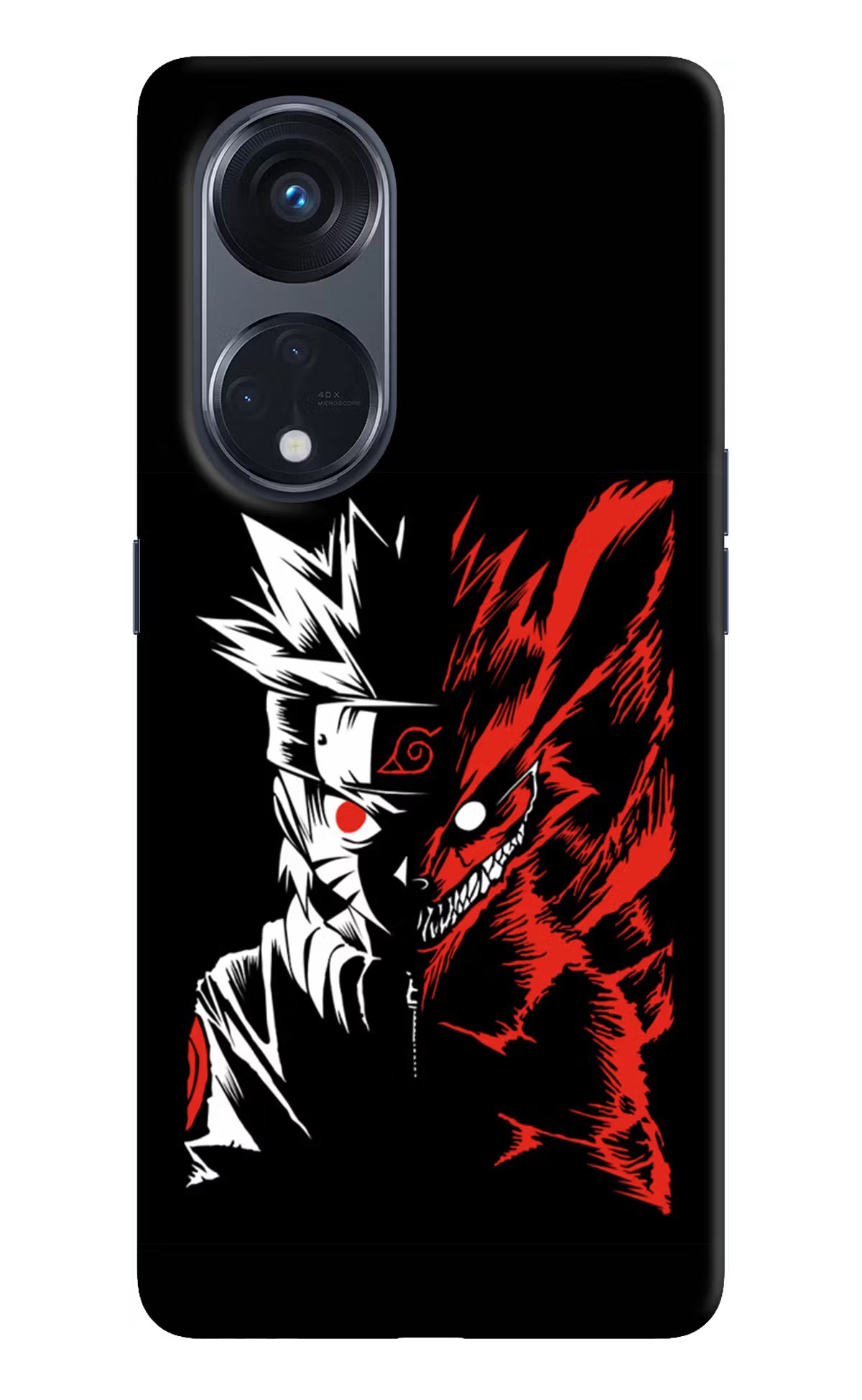 Naruto Two Face Oppo Reno8 T 5G Hard Case Back Cover by Casekaro