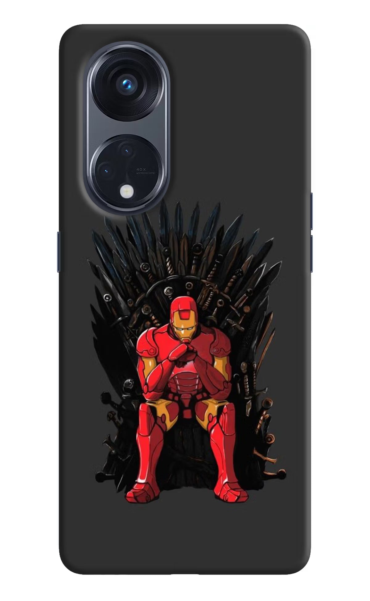 Ironman Throne Oppo Reno8 T 5G Hard Case Back Cover by Casekaro
