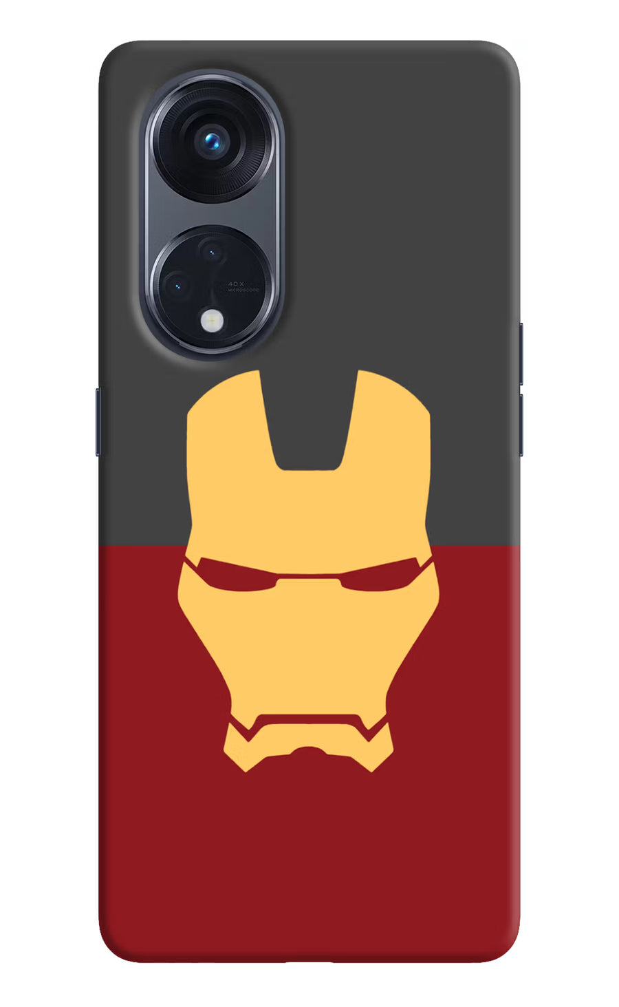 Ironman Oppo Reno8 T 5G Back Cover, Hard case