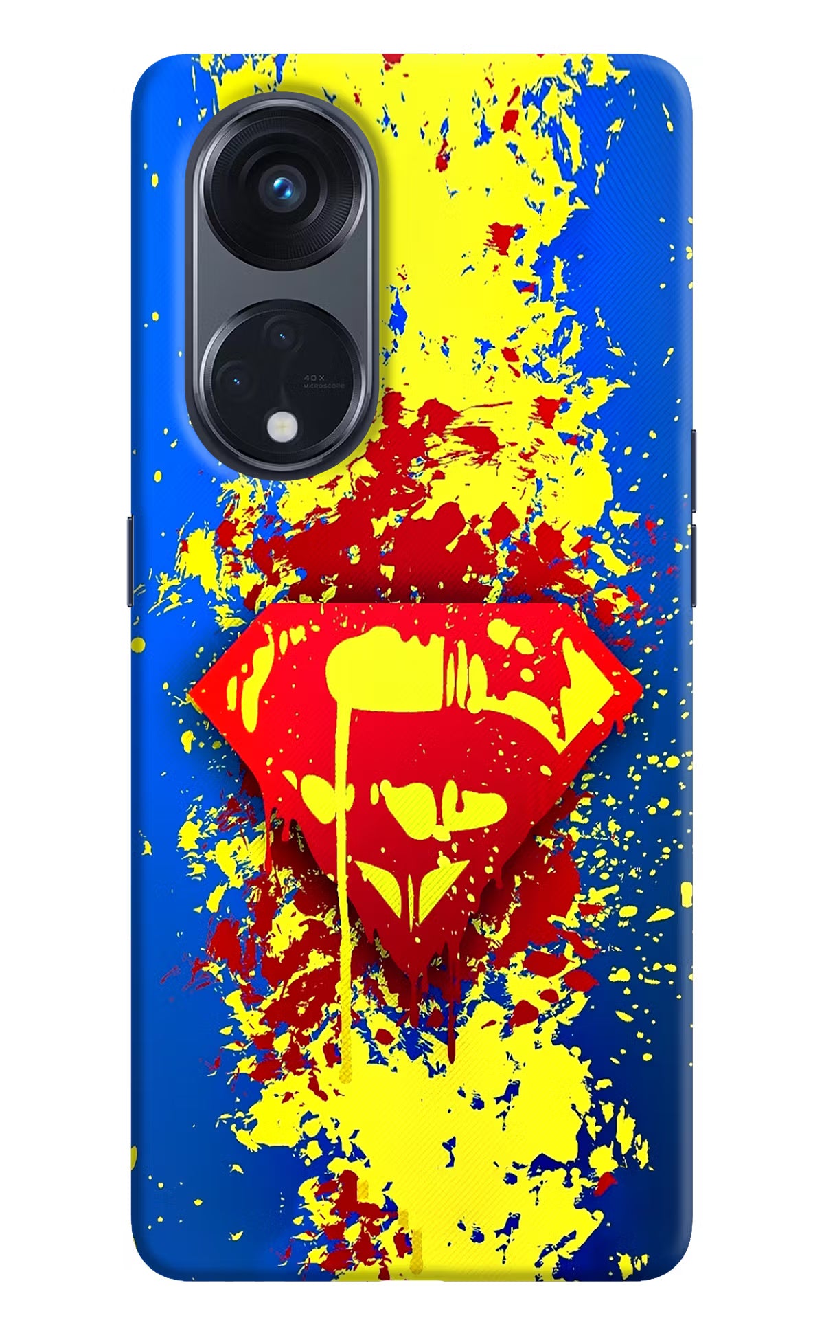 Superman logo Oppo Reno8 T 5G Hard Case Back Cover by Casekaro