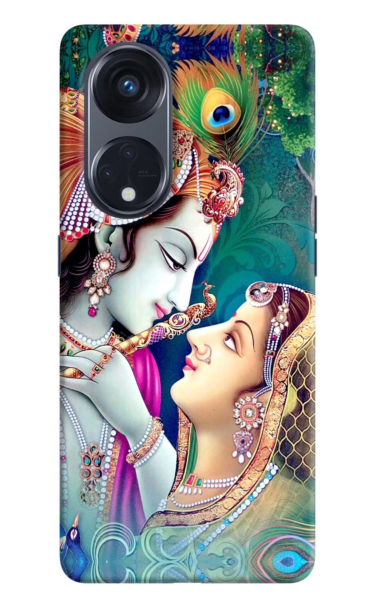 Lord Radha Krishna Oppo Reno8 T 5G Hard Case Back Cover by Casekaro