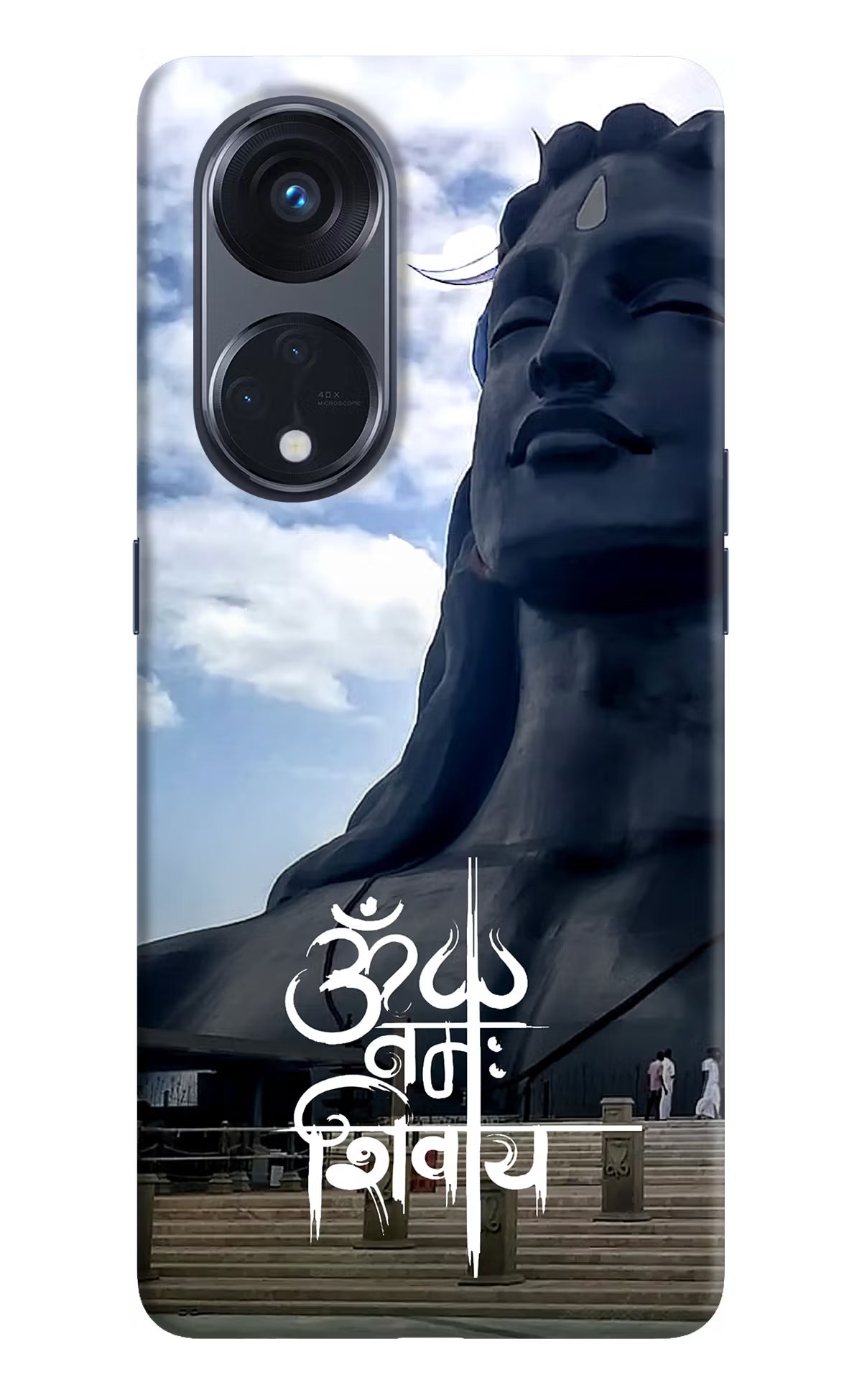 Om Namah Shivay Oppo Reno8 T 5G Hard Case Back Cover by Casekaro