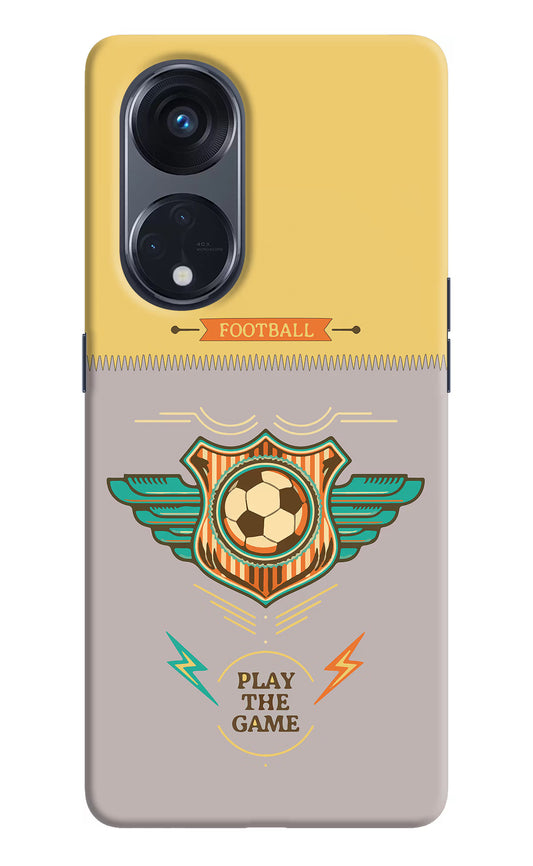 Football Oppo Reno8 T 5G Hard Case Back Cover by Casekaro