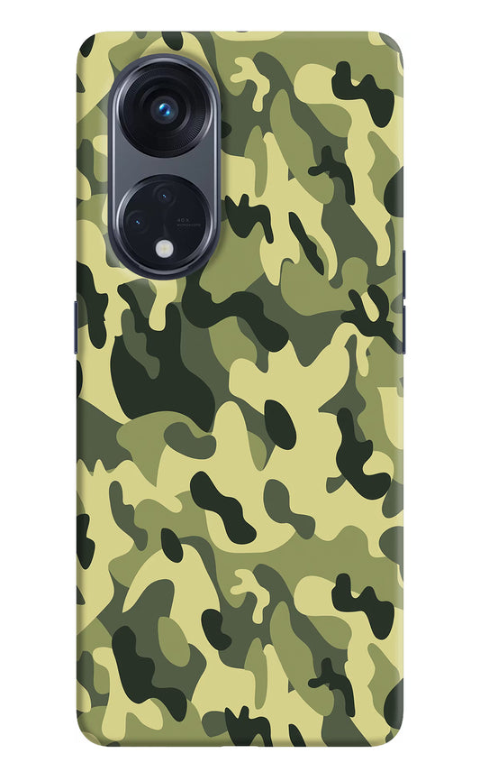 Camouflage Oppo Reno8 T 5G Hard Case Back Cover by Casekaro