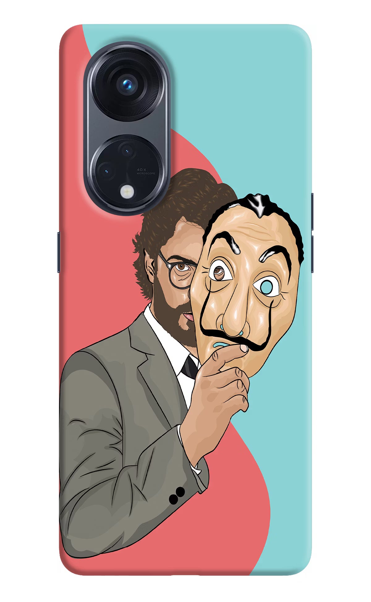 Professor Oppo Reno8 T 5G Hard Case Back Cover by Casekaro