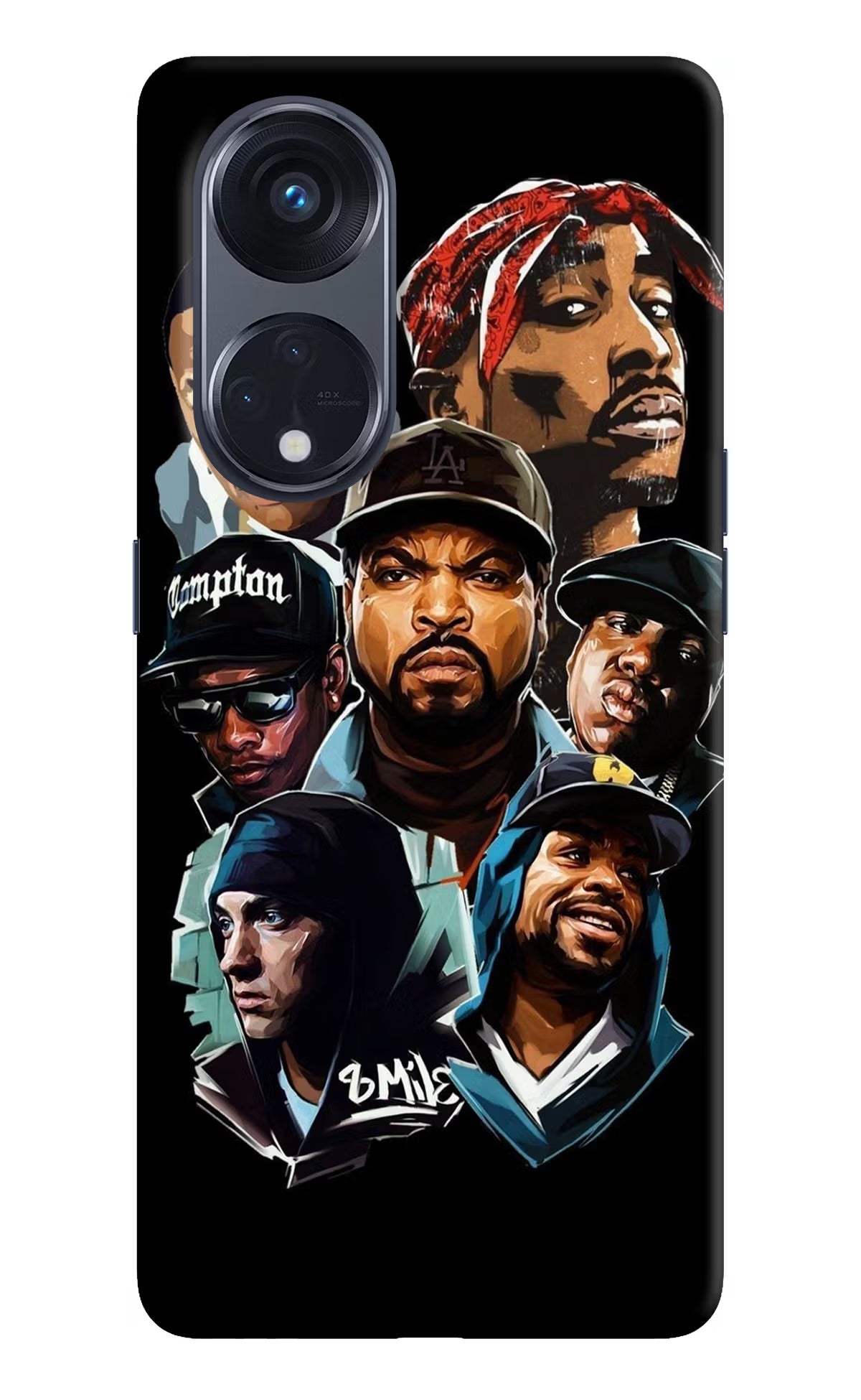Rappers Oppo Reno8 T 5G Hard Case Back Cover by Casekaro