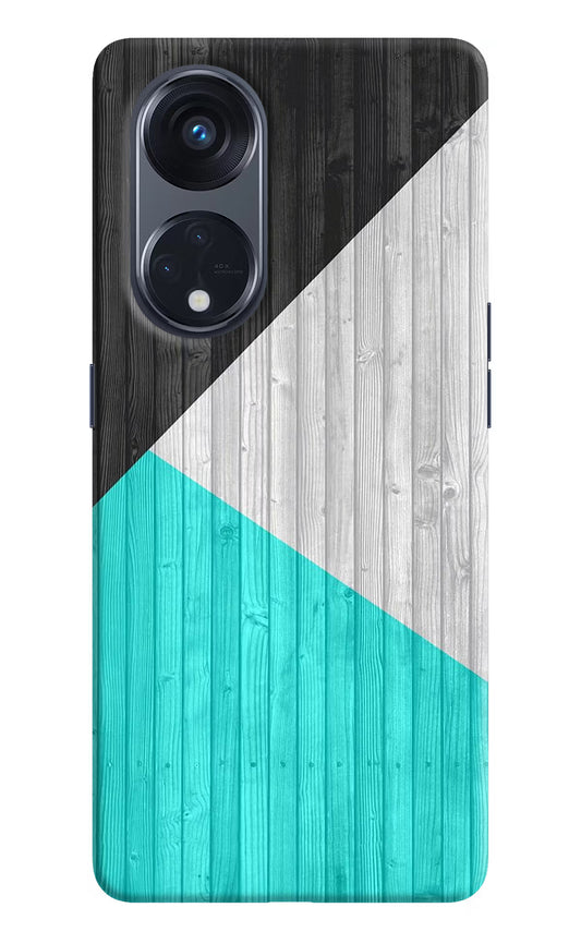 Wooden Abstract Oppo Reno8 T 5G Hard Case Back Cover by Casekaro
