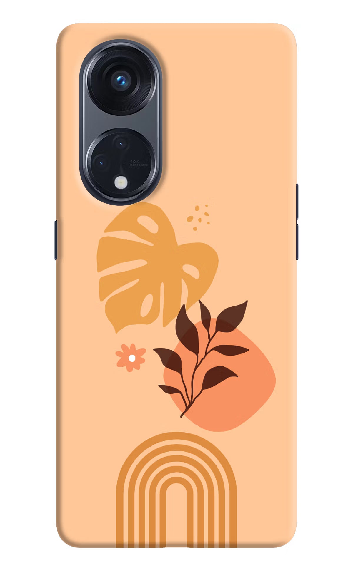 Bohemian Art Oppo Reno8 T 5G Hard Case Back Cover by Casekaro
