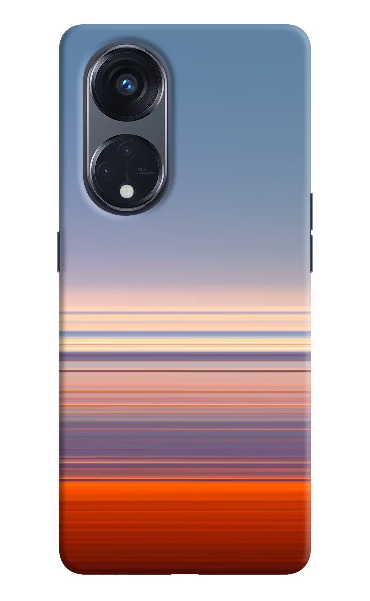 Morning Colors Oppo Reno8 T 5G Hard Case Back Cover by Casekaro