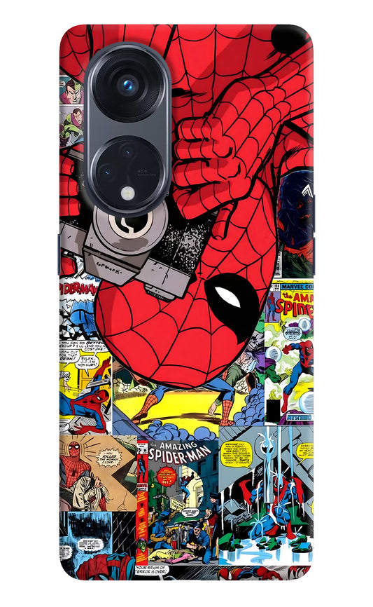 Spider Man Oppo Reno8 T 5G Hard Case Back Cover by Casekaro